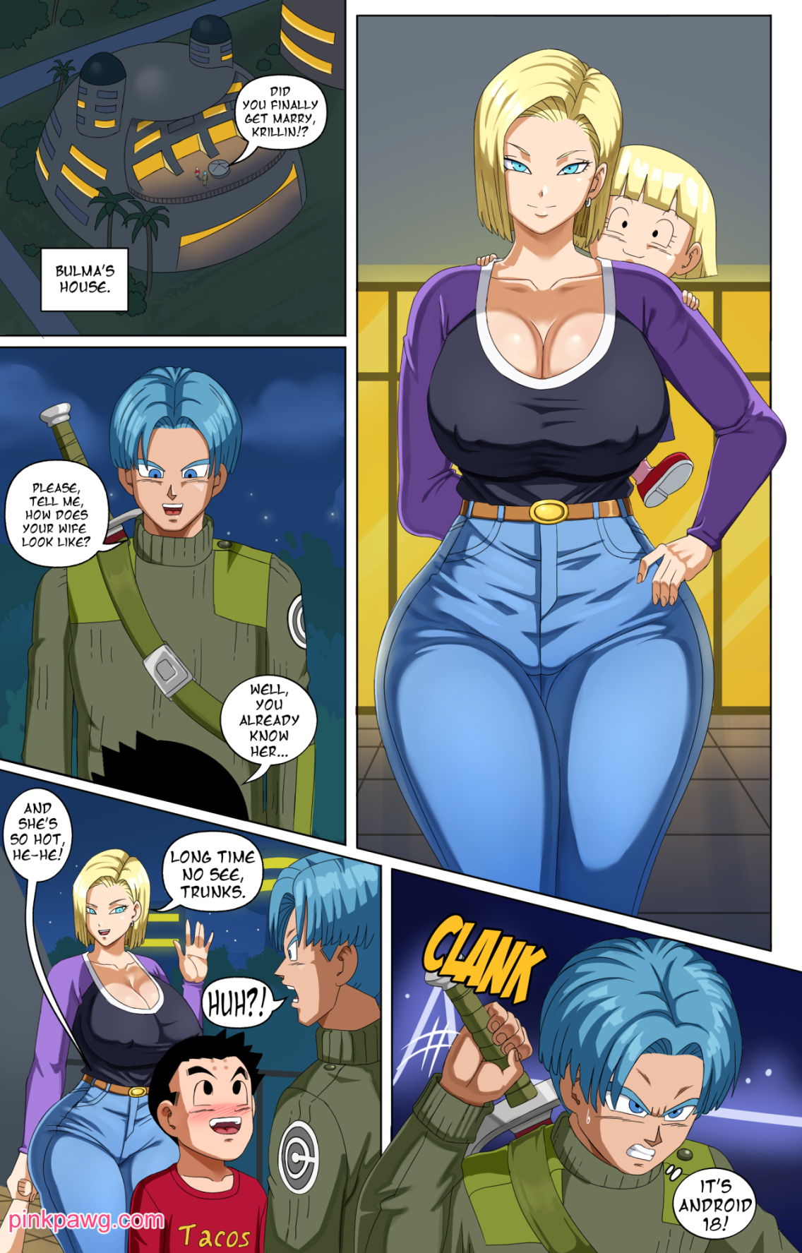 brent money recommends trunks x android 18 pic