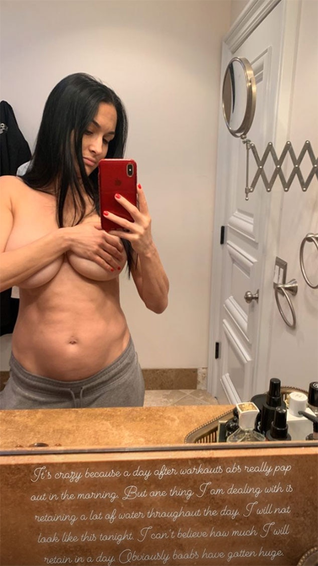 Nikki Bella Naked Pictures my breast