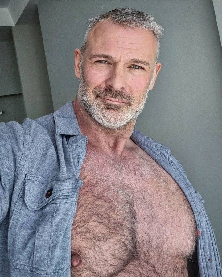 brittany burns recommends older hairy chested men pic