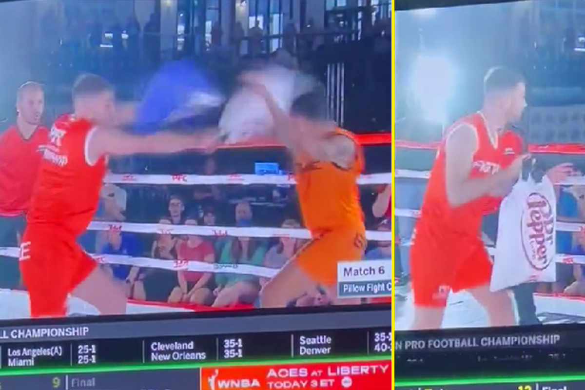 brian eucker recommends strip pillow fight pic