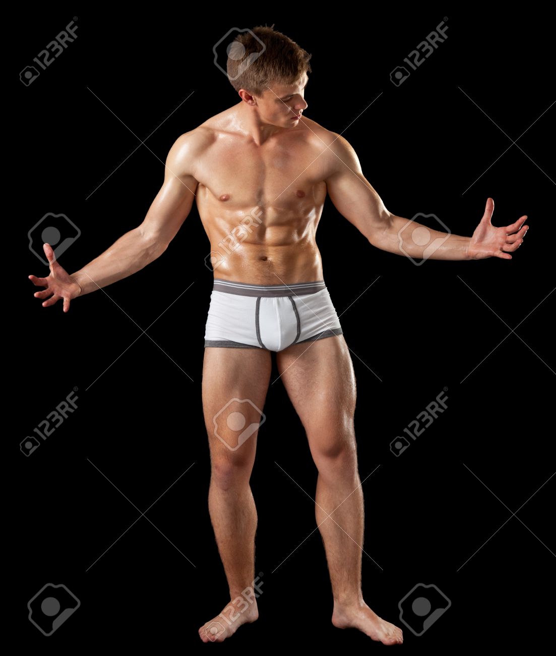 Naked Male Muscle club game