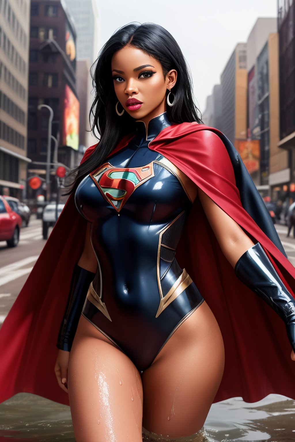 big tits superhero