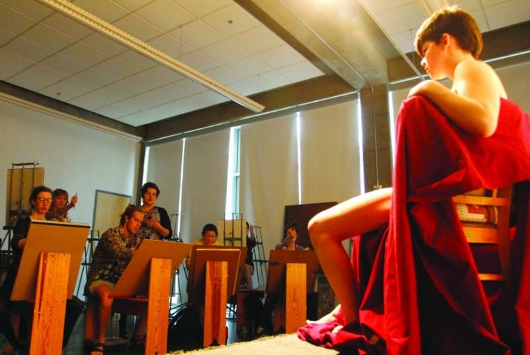 chris chuks add erection in art class photo
