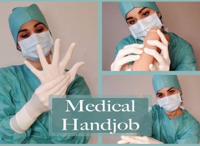 Medical Handjob anime boobs