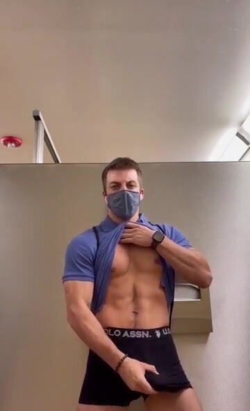 The fan bus free videos eats teen Jerking Off In Stall jenter bdsm