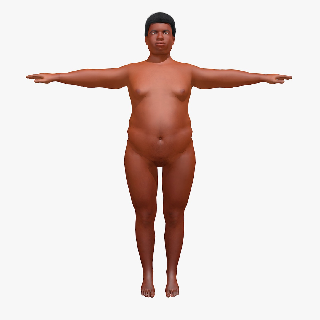 naked fat man