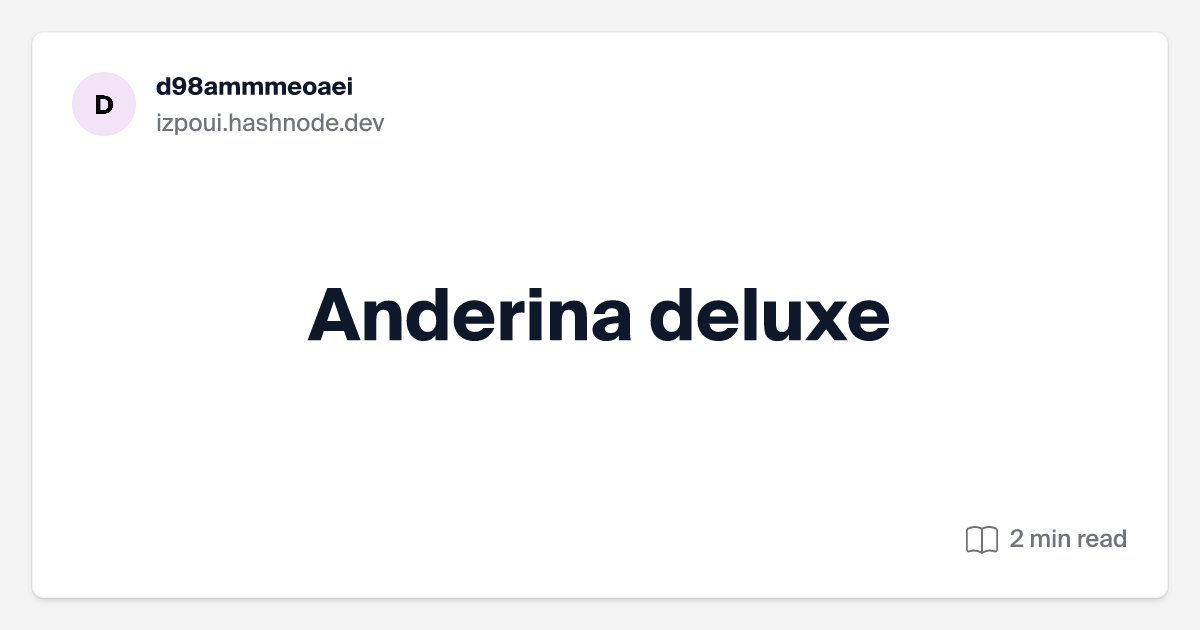 deb gatz recommends anderina deluxe pic