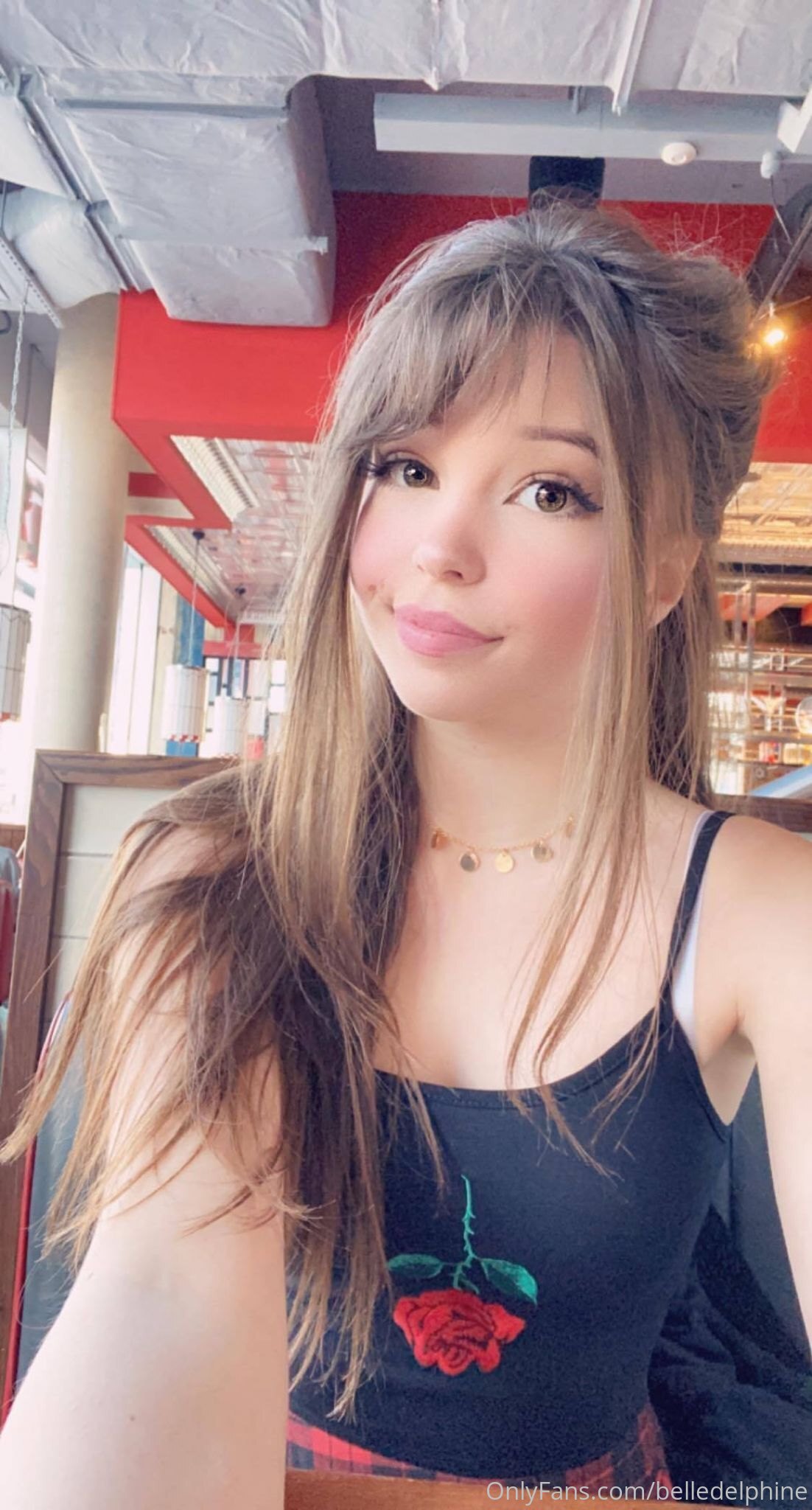 belle delphineleaked - big tits shown sitting in short skirts