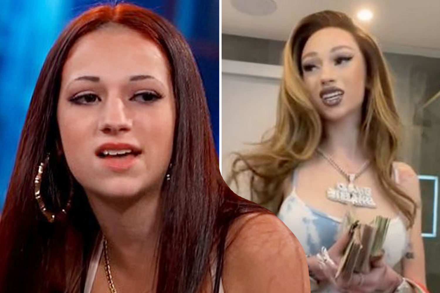 bhad bhabie lips - blonde cougar with big tits toilet slave porn