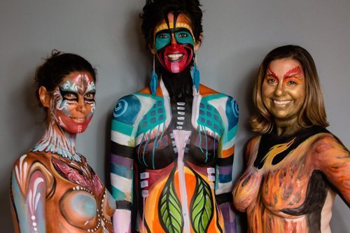 ashley anne davis add body paint tits photo