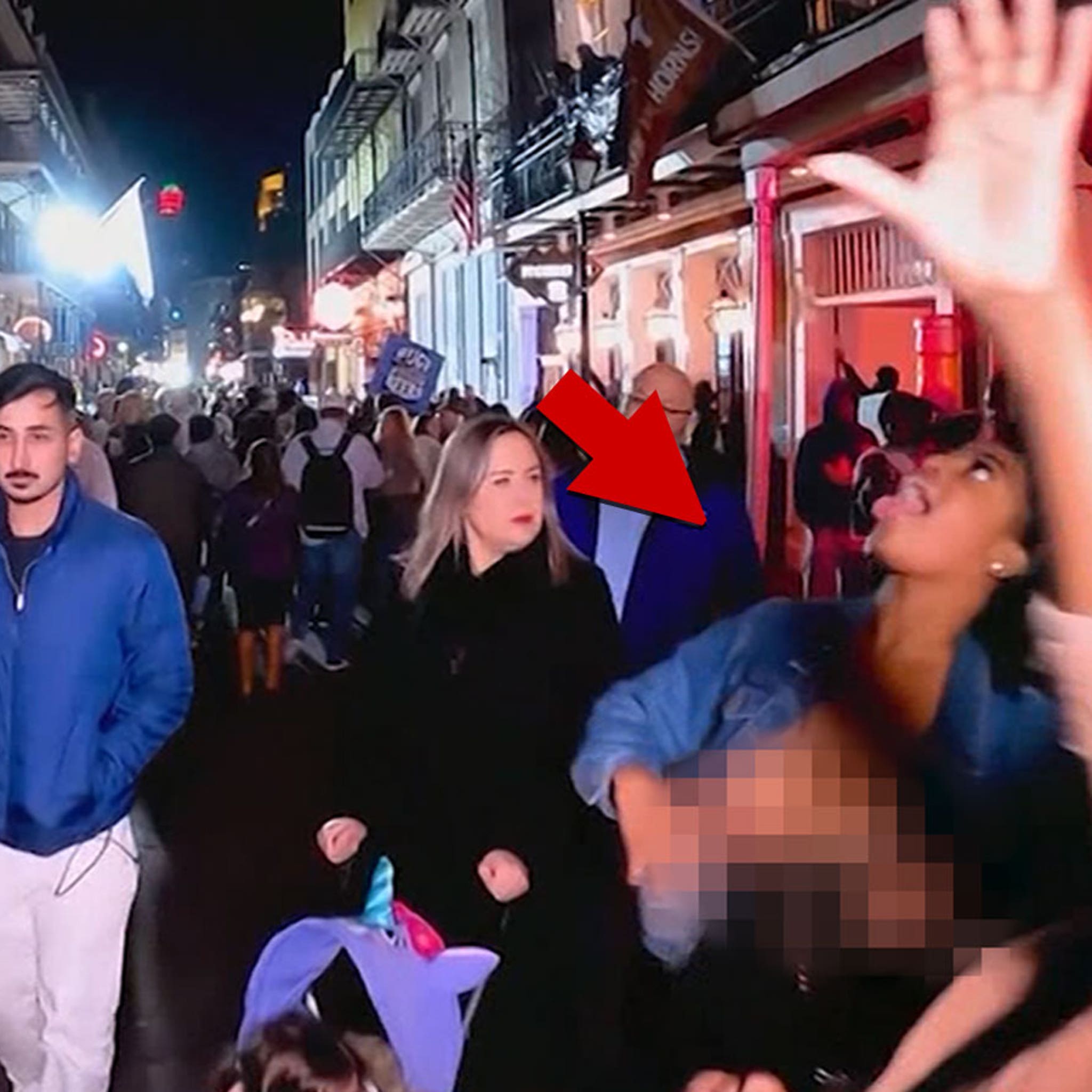 charito rodriguez recommends bourbon street flasher video pic