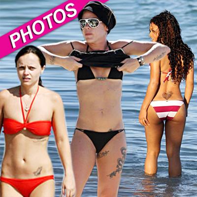 Japan mother and daughter porn course brothel Christina Ricci In Bikini by calf