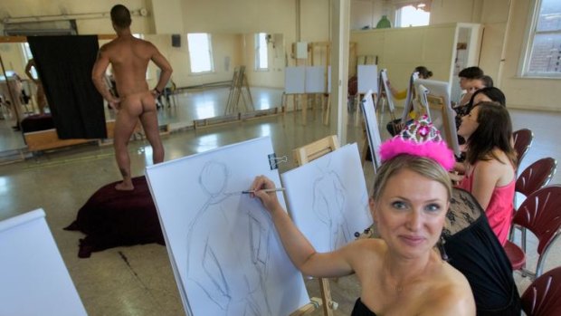 Erection In Art Class wars porn