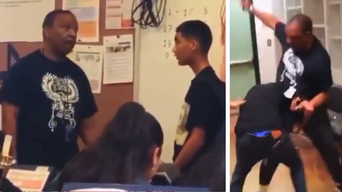 brea fitzpatrick recommends teacher fights student over phone video uncut version pic