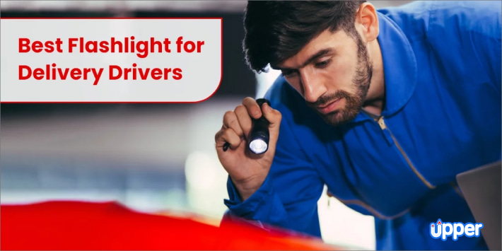 Flashing Delivery Driver massage brommaplan