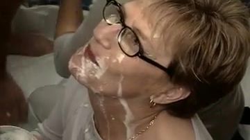 Best of Grandma facial porn
