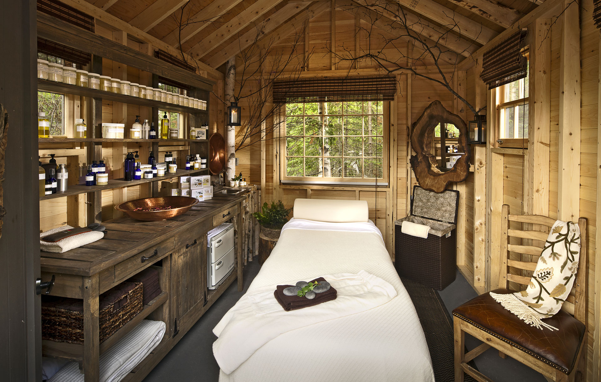 hidden massage room