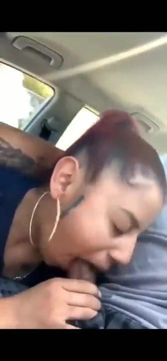 Latina Car Head dreads porn