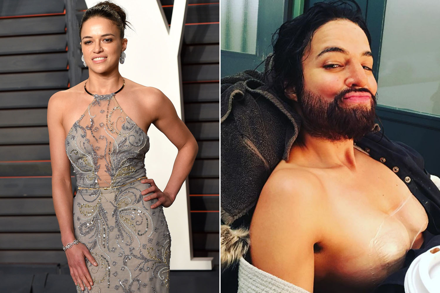 devan duncan recommends michelle rodriguez boobies pic