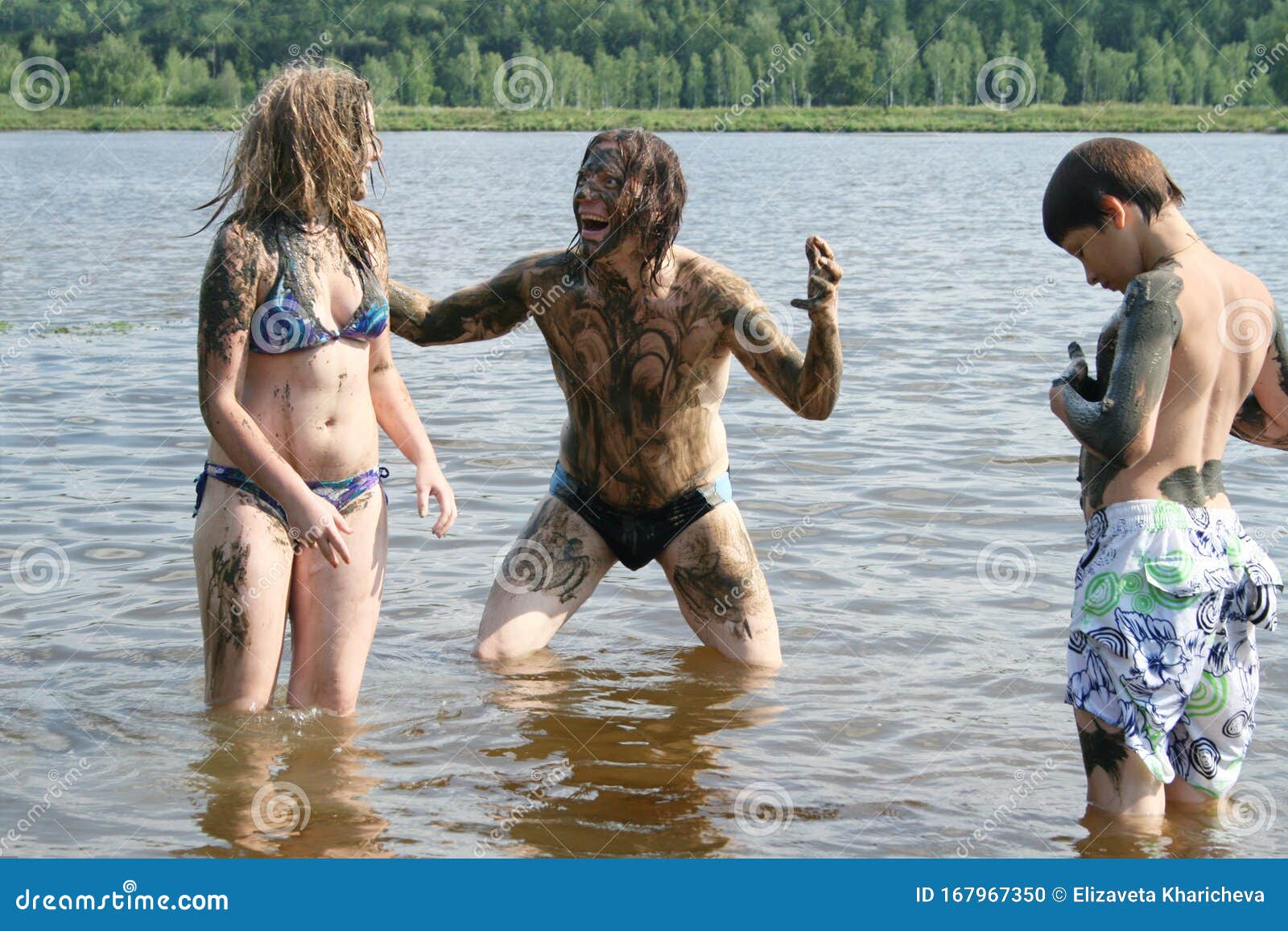 Russian Nudists without clothes