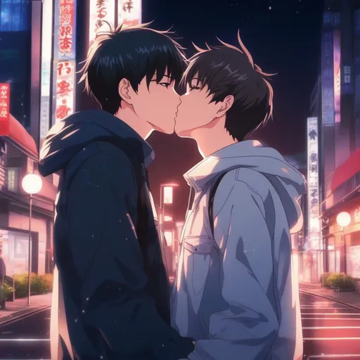 bhushan bhatia recommends Two Anime Guys Kissing