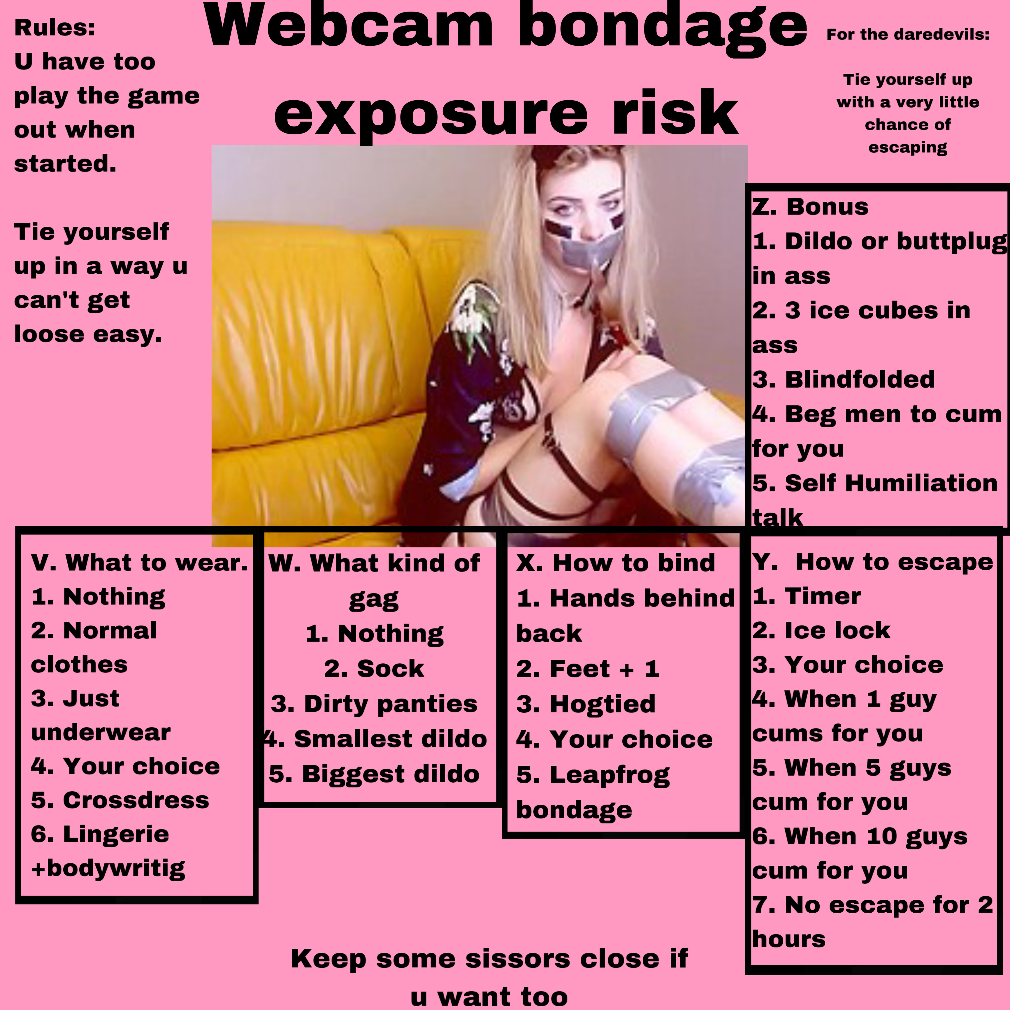 altheia brown recommends webcam bondage pic